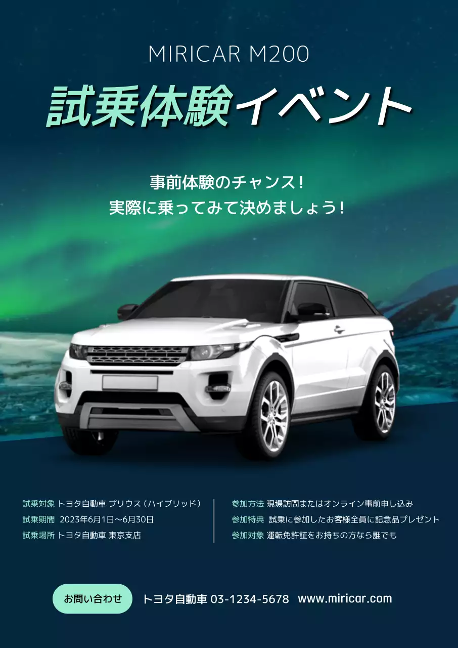 白黒 モダン 自動車 ポスター