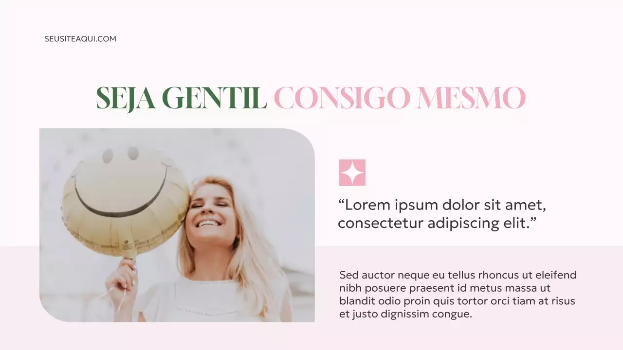 Apresentação do Guia de Bem-Estar Minimalista Rosa