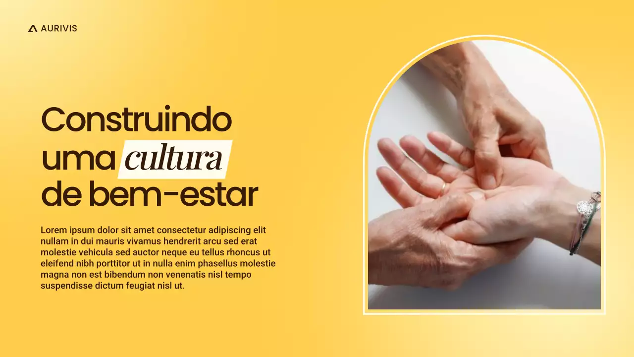 Apresentação Amarela de Saúde Mental Moderna