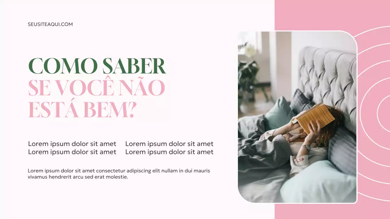 Apresentação do Guia de Bem-Estar Minimalista Rosa