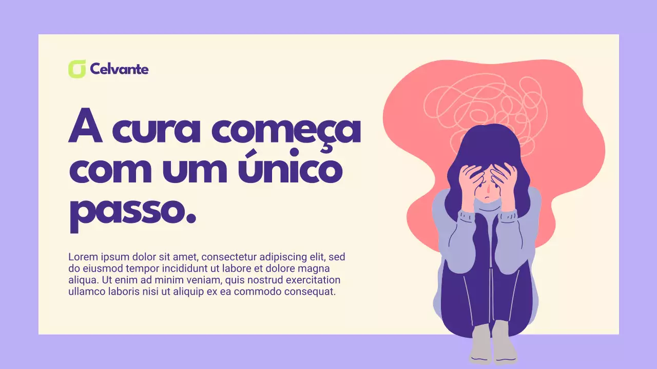Apresentação de Saúde Mental Mínima Roxa