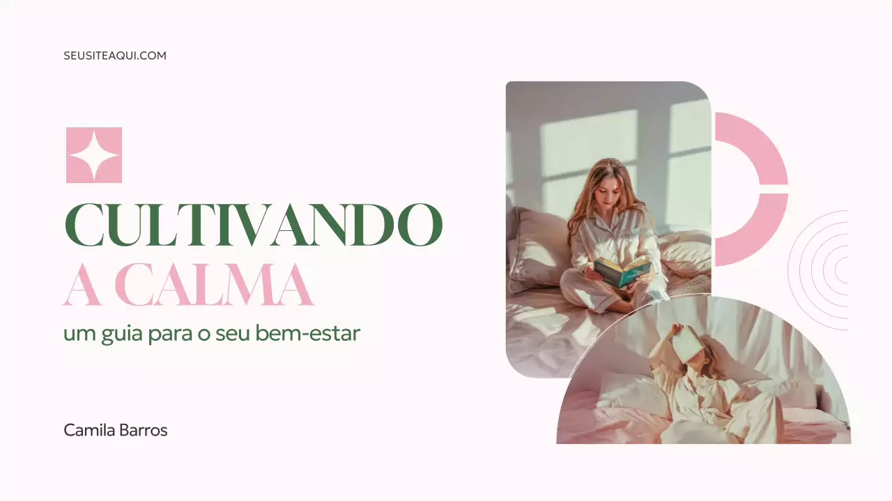 Apresentação do Guia de Bem-Estar Minimalista Rosa