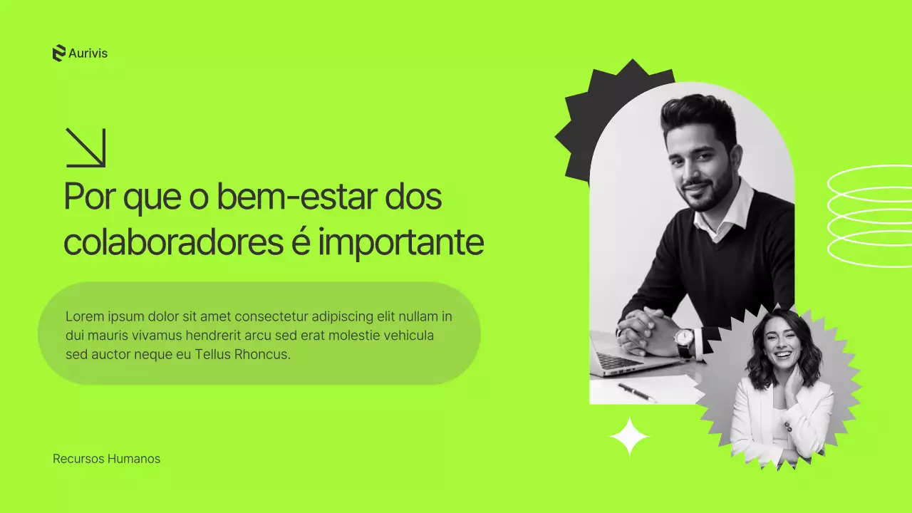 Apresentação do anúncio do Green Modern Wellness