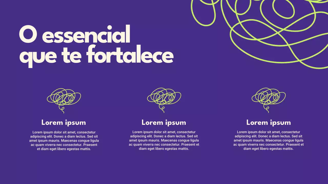 Apresentação de Saúde Mental Mínima Roxa