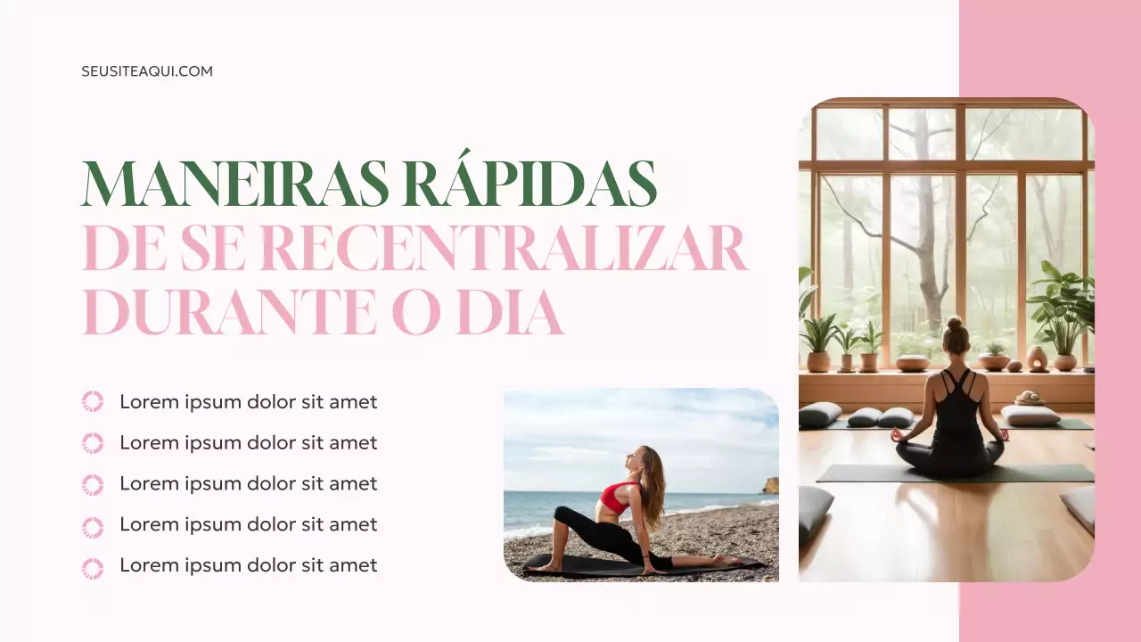 Apresentação do Guia de Bem-Estar Minimalista Rosa