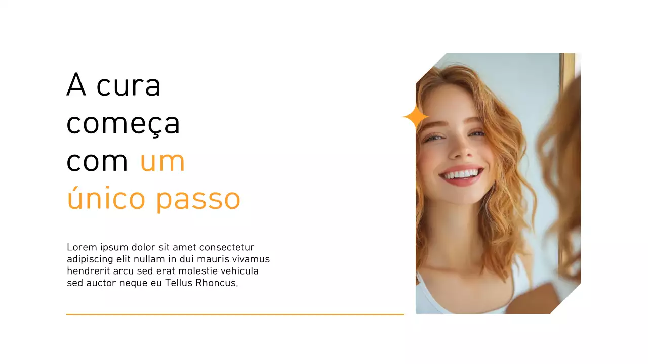 Apresentação do anúncio do Orange Modern Wellness