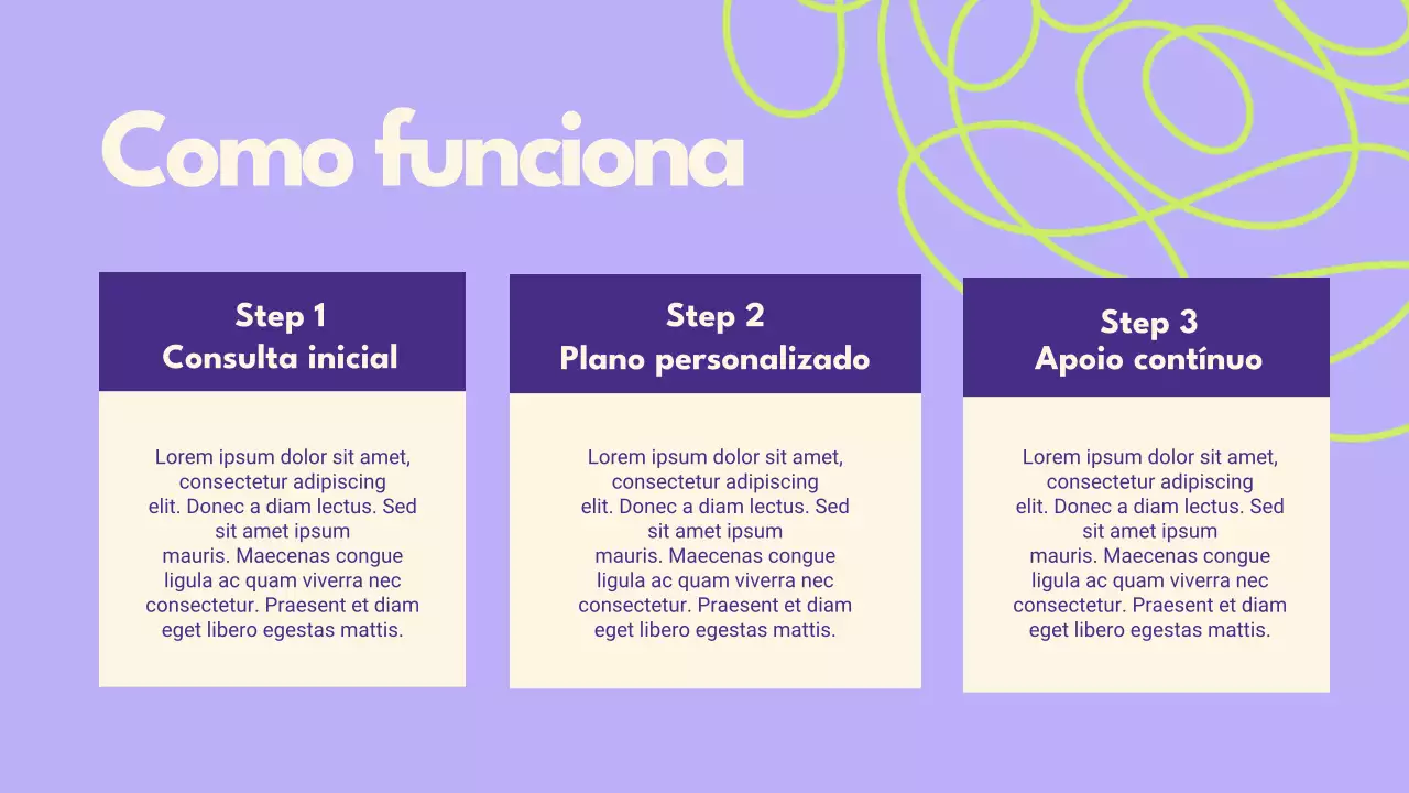 Apresentação de Saúde Mental Mínima Roxa