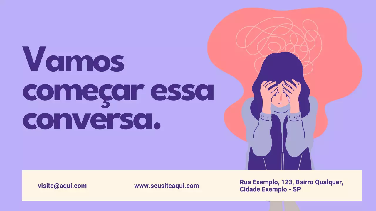 Apresentação de Saúde Mental Mínima Roxa