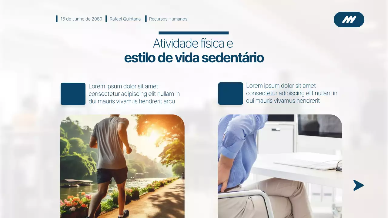 Apresentação de Promoção de Trabalho em Equipe Moderno Azul
