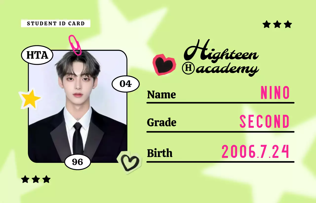 緑 かわいい カード 推し活