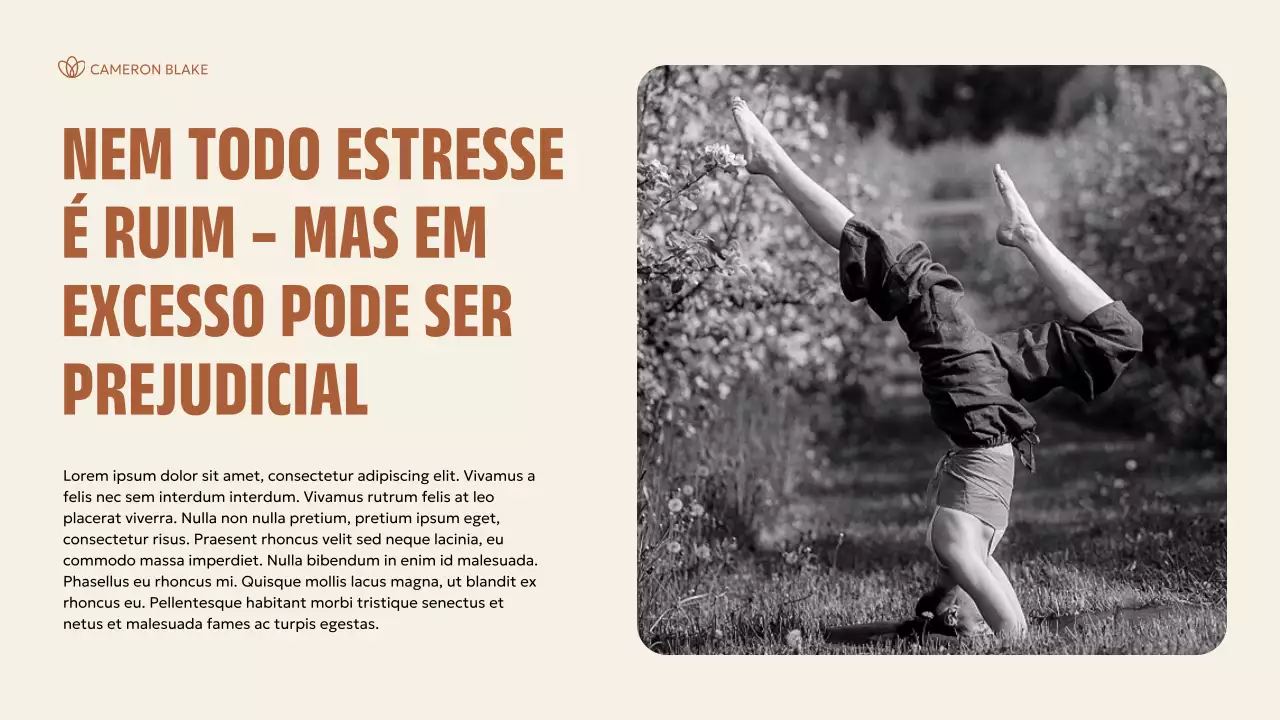 Apresentação Brown Minimal Wellness