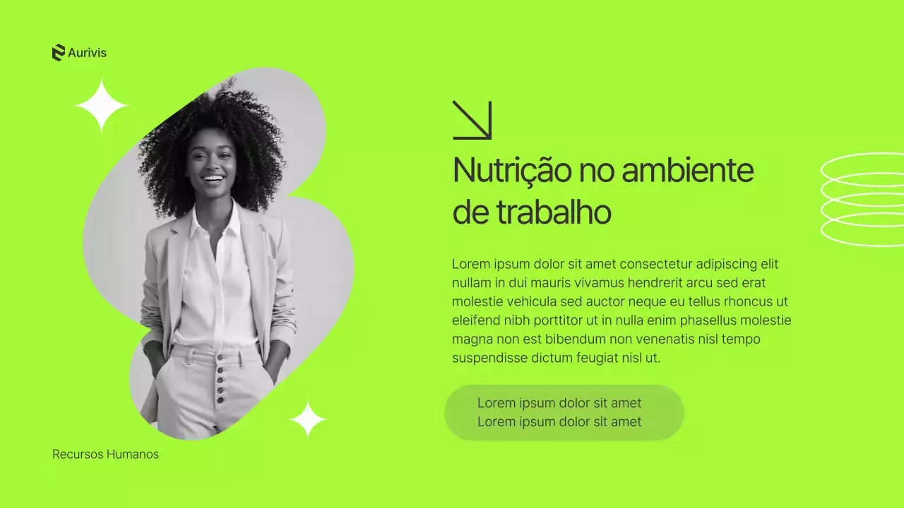 Apresentação do anúncio do Green Modern Wellness