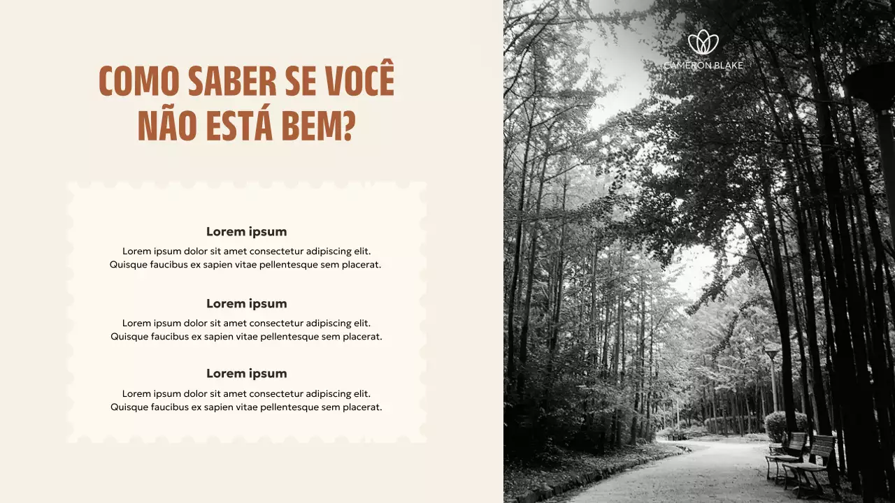 Apresentação Brown Minimal Wellness