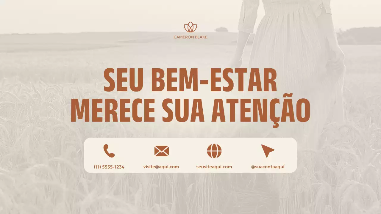 Apresentação Brown Minimal Wellness