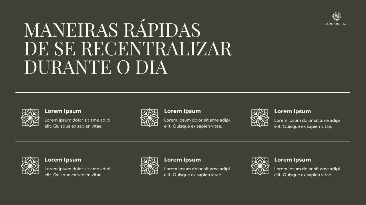 Apresentação de Bem-Estar Minimalista Cinza