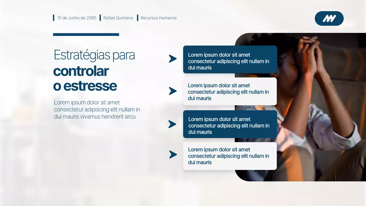 Apresentação de Promoção de Trabalho em Equipe Moderno Azul