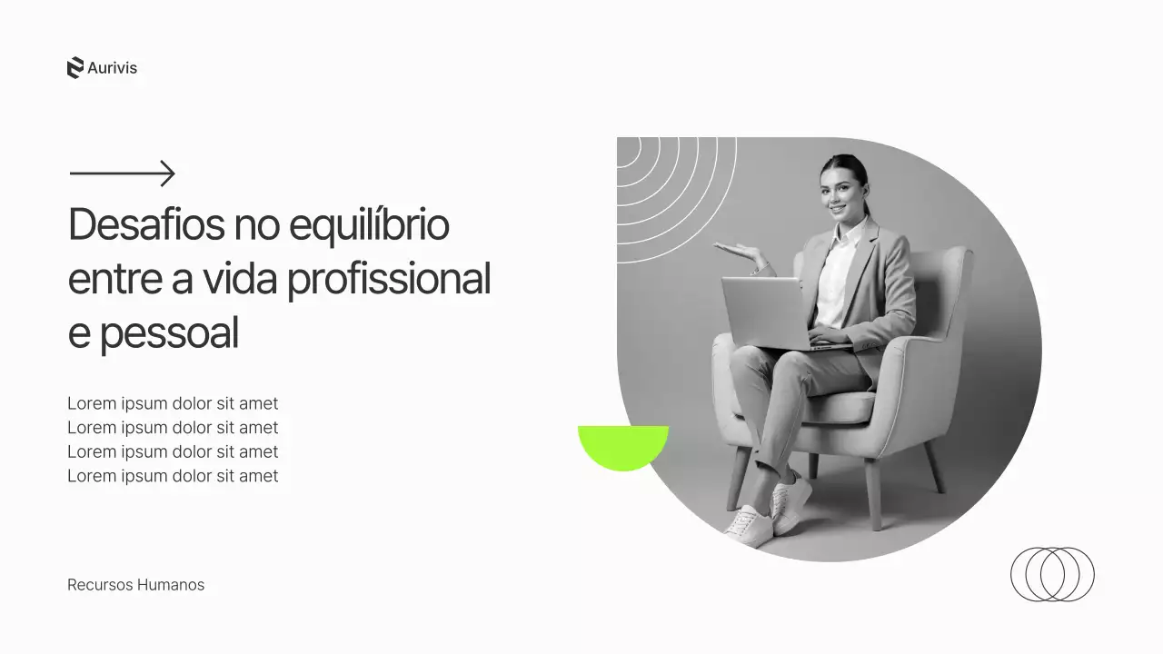 Apresentação do anúncio do Green Modern Wellness