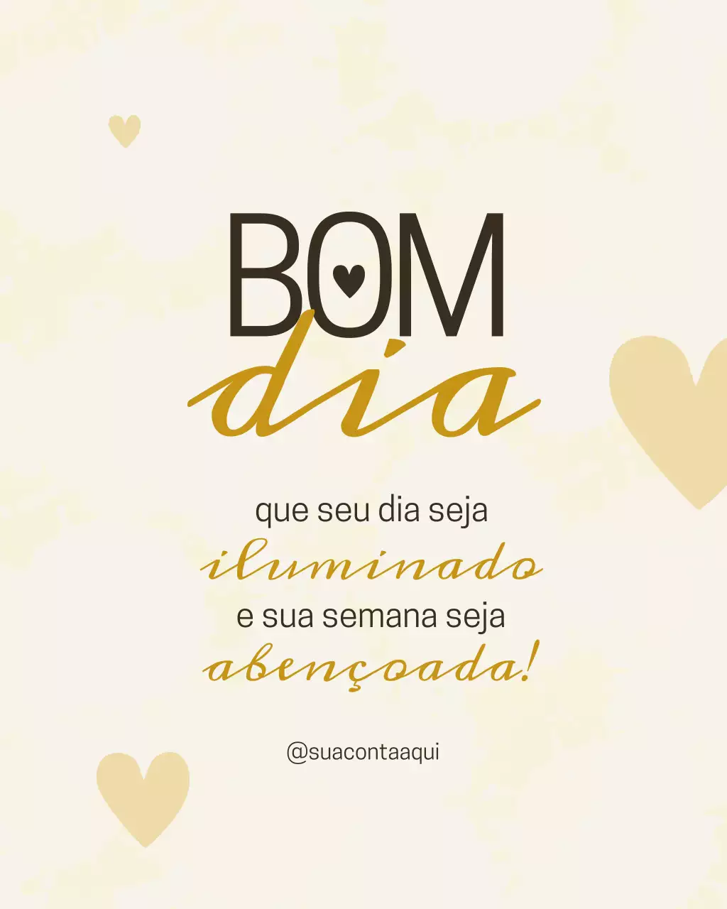 Postagem no Instagram com cartão comemorativo elegante bege