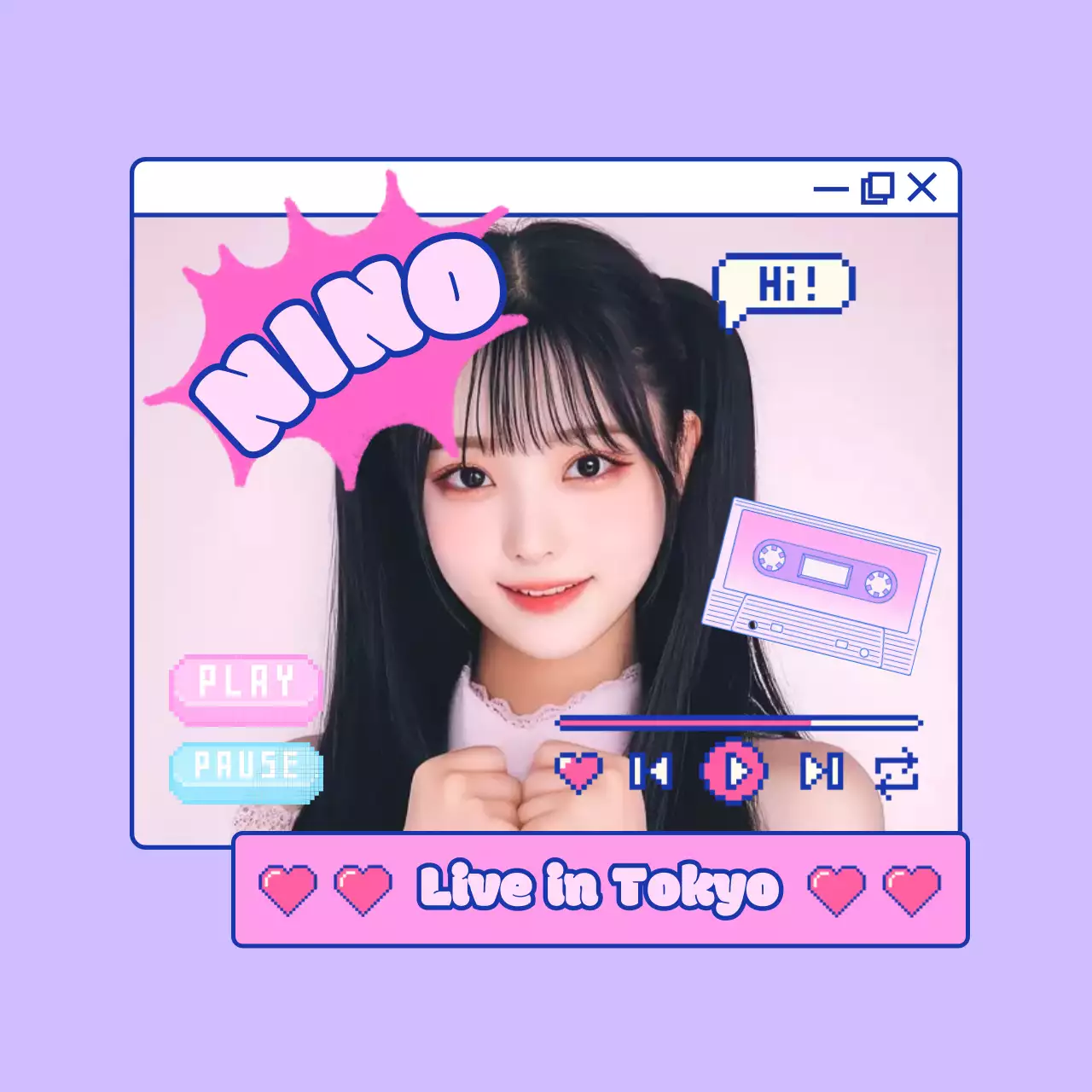 紫 かわいい 推し活