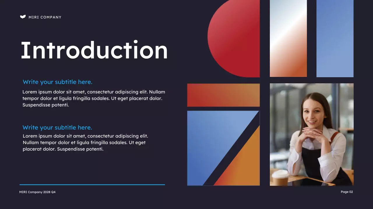 Orange Modern Public Relations Presentation