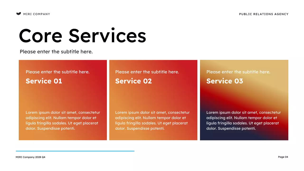 Orange Modern Public Relations Presentation