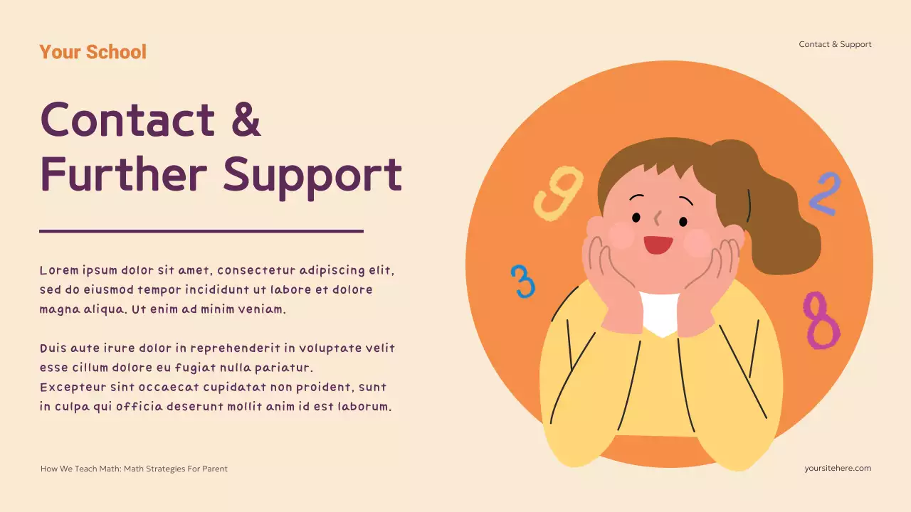 Colorful Modern Math Classes Homeschool Strategy Presentation