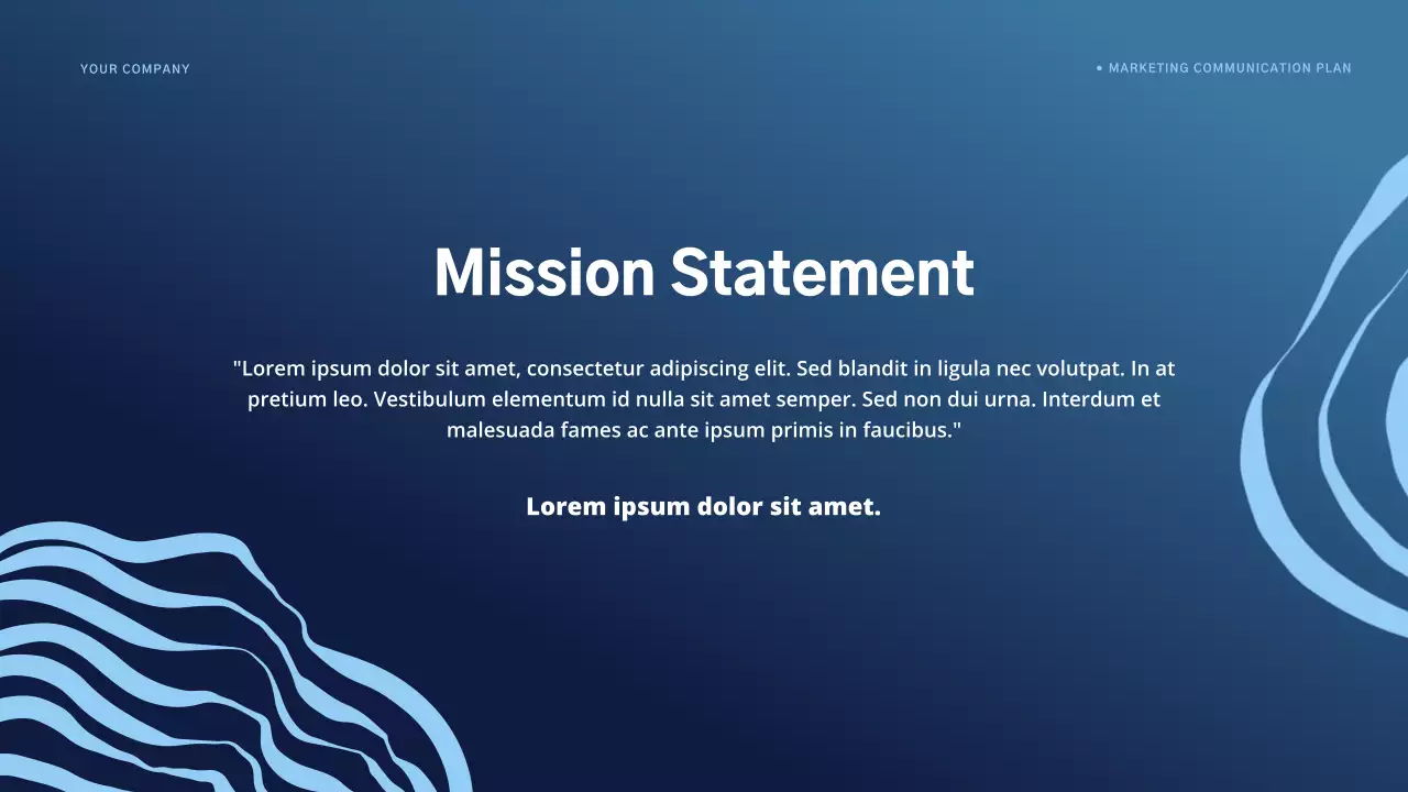 Blue Modern Marketing Plan Presentation