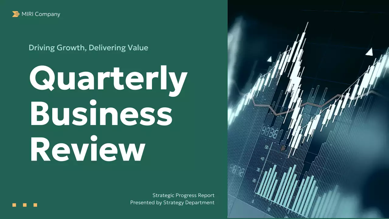 Green Professional Business Report Presentation