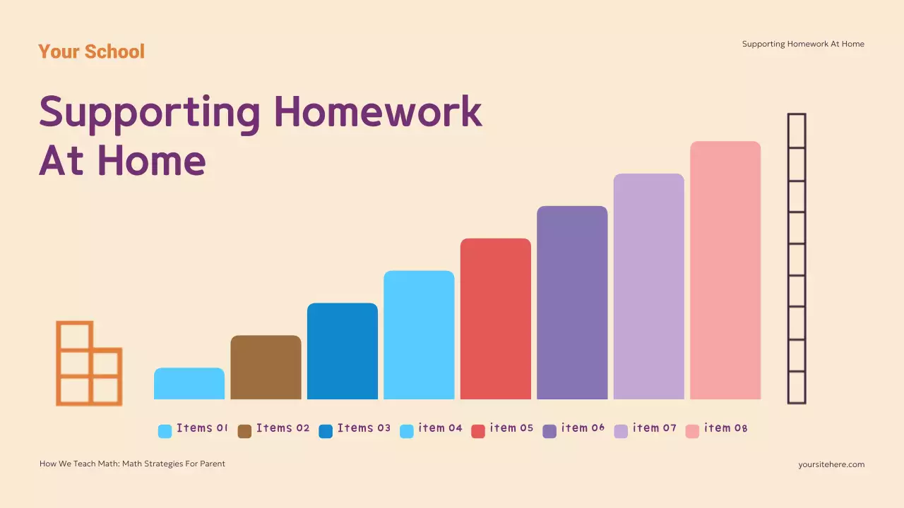 Colorful Modern Math Classes Homeschool Strategy Presentation