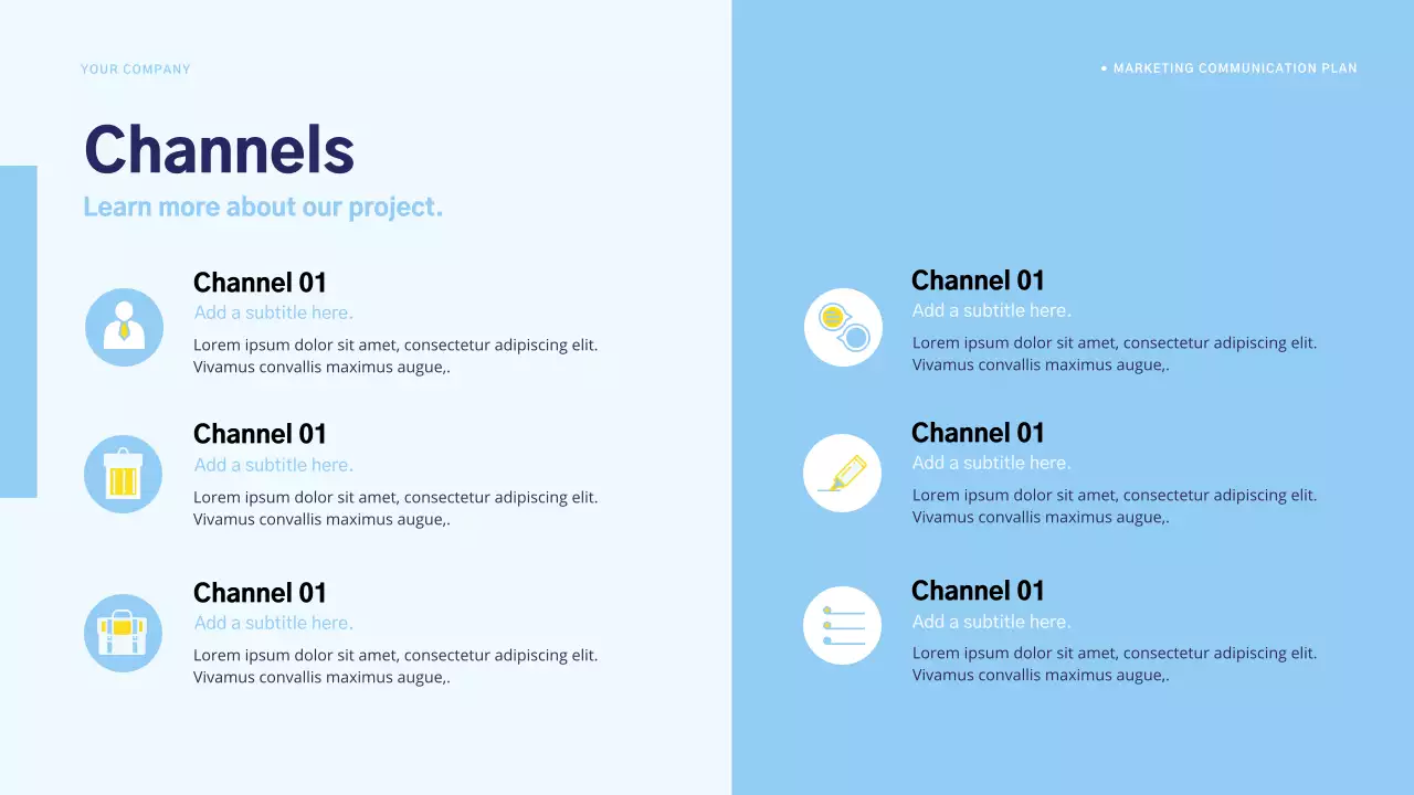 Blue Modern Marketing Plan Presentation