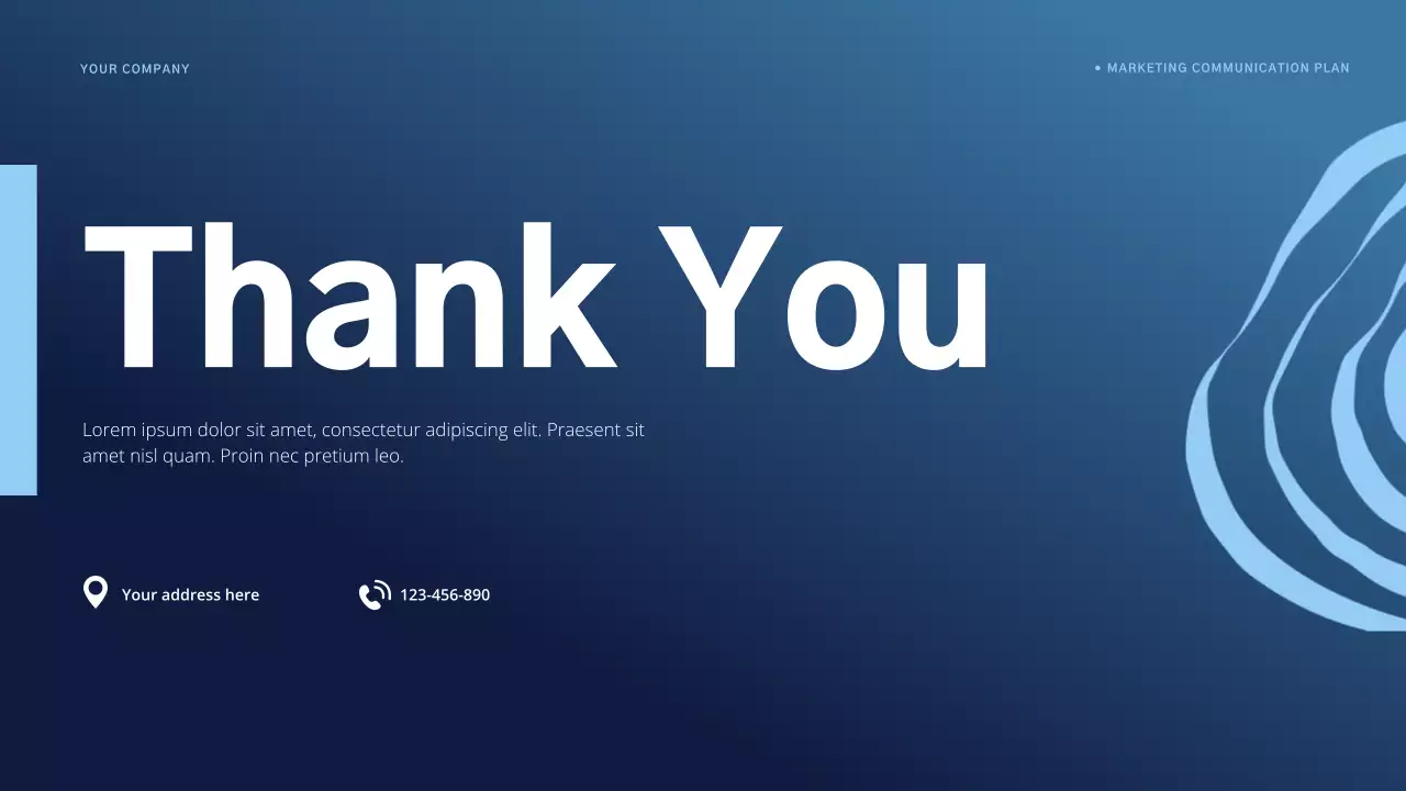 Blue Modern Marketing Plan Presentation