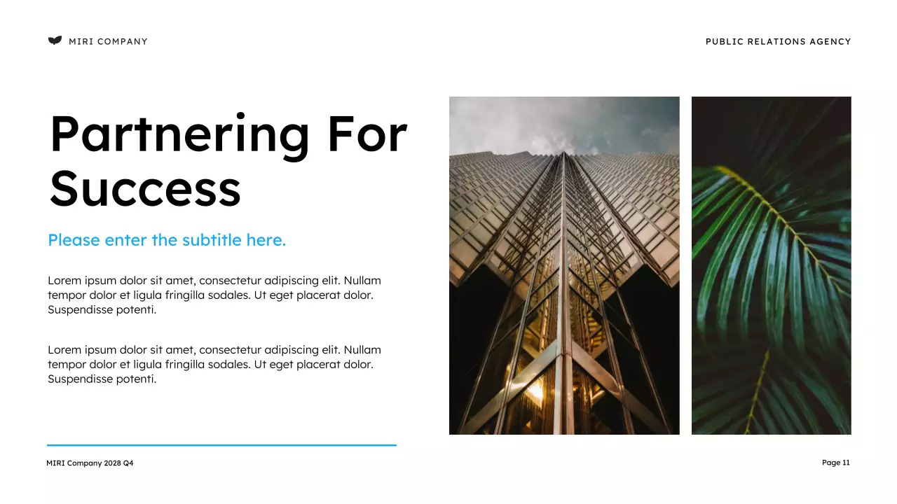 Orange Modern Public Relations Presentation