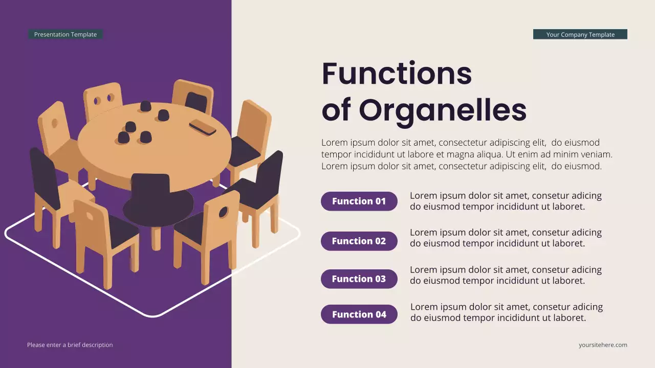Teal Modern Isometric Biology Lecture Presentation
