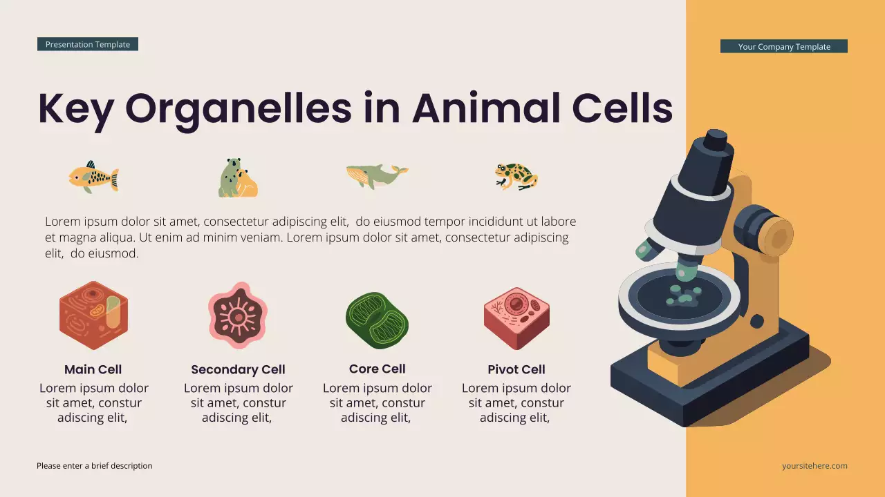 Teal Modern Isometric Biology Lecture Presentation