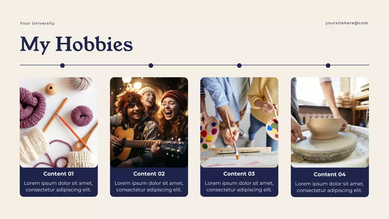 Navy Modern Class Introduction Presentation