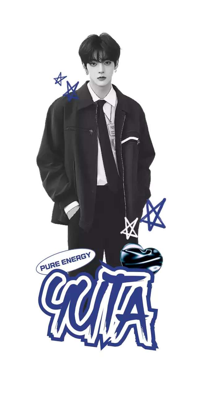 白 青 モダン ファッション 推し活