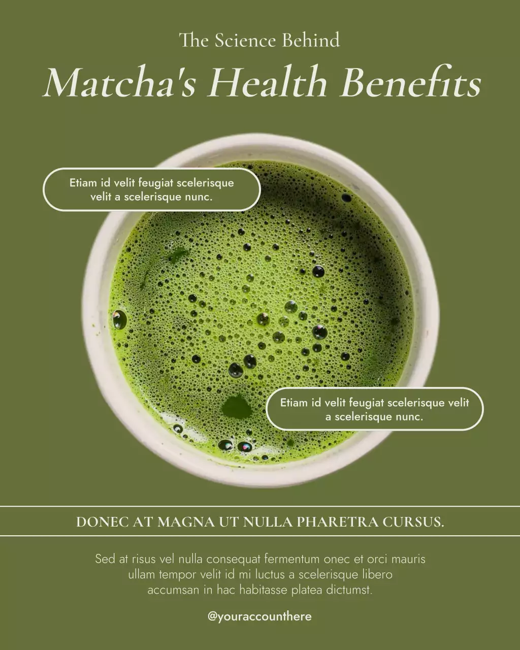 Green Matcha's Health Benefits Instagram Post
