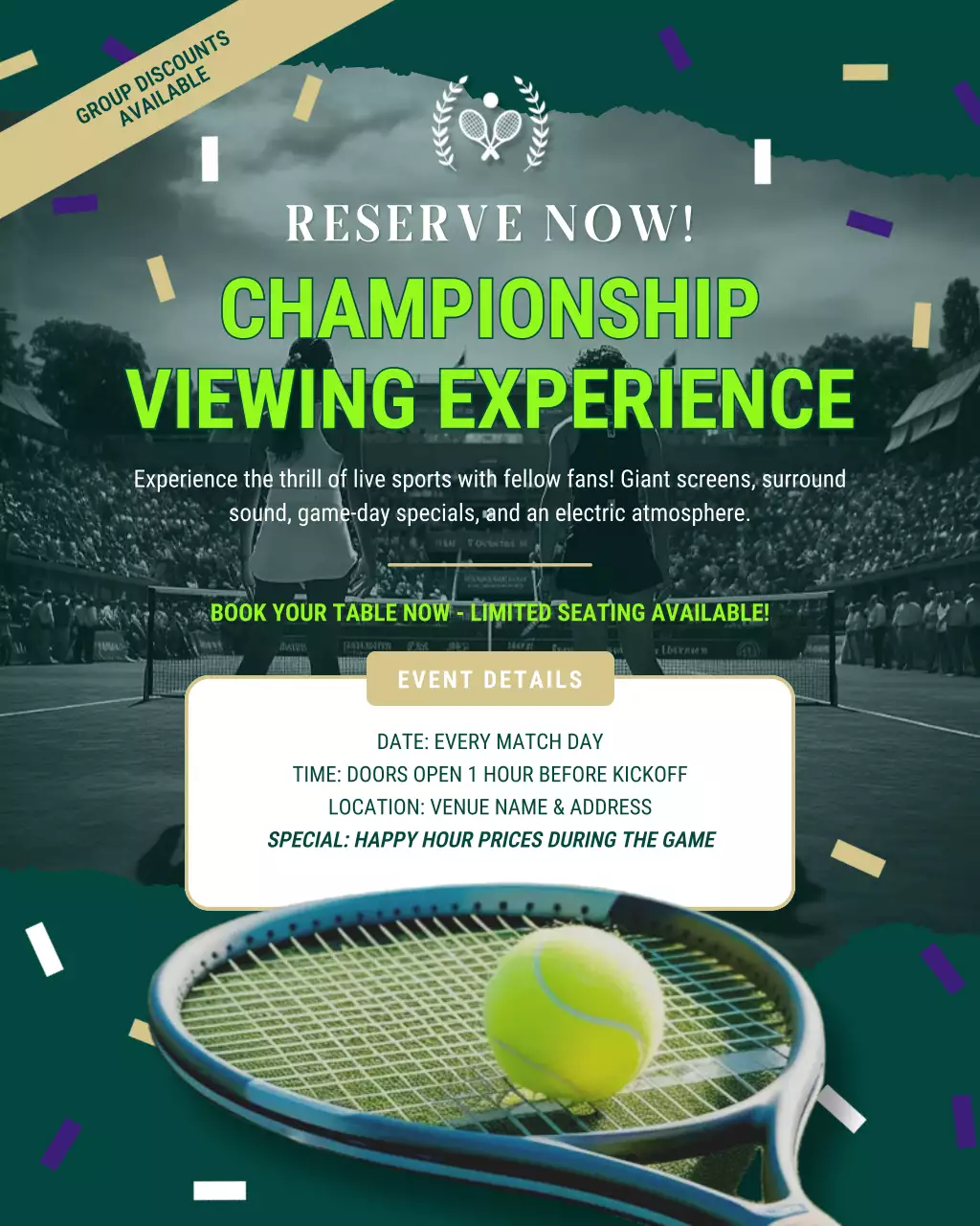 Green Modern Sports Advertisement Instagram Post