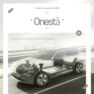 Pubblicità di un'auto moderna beige