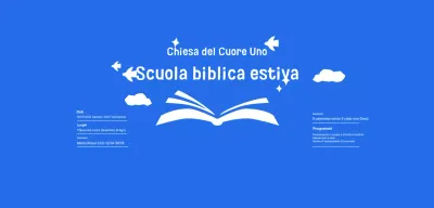 Evento della Scuola Biblica Estiva Blue Simple
