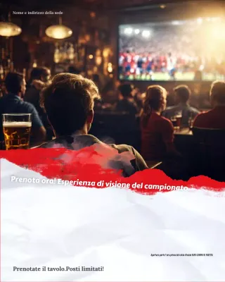 Post di Instagram sulla promozione sportiva Red Bold