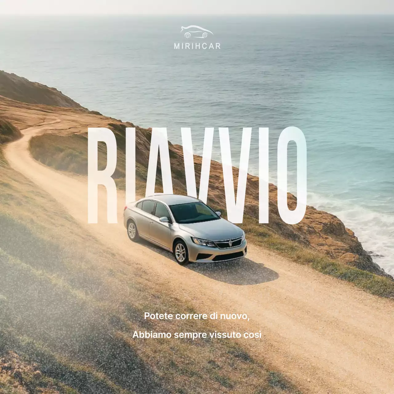 Pubblicità di riparazione auto elegante beige