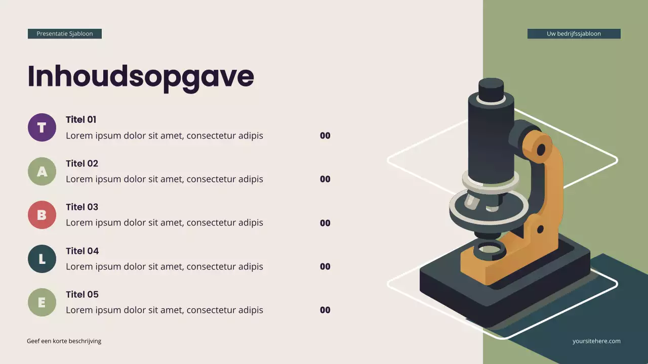 Teal Moderne Isometrische Biologie Presentatie