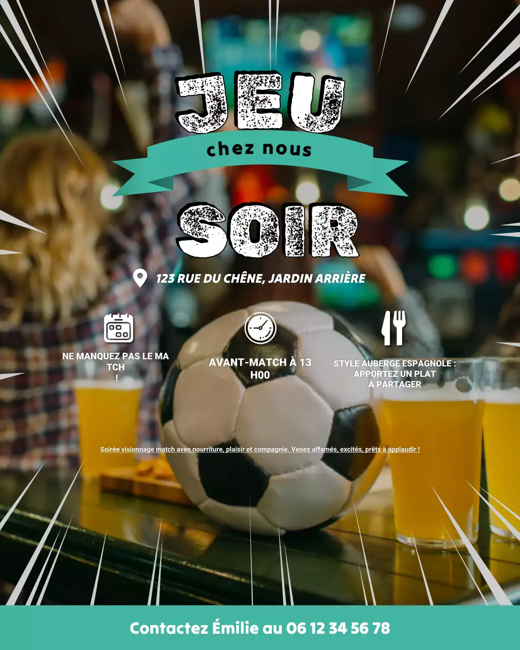 Invitation au jeu Green Bold sur Instagram