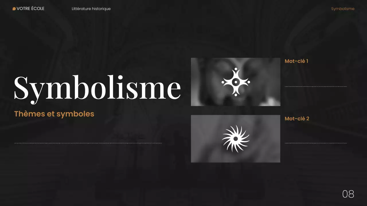 Présentation Web sur la littérature historique moderne