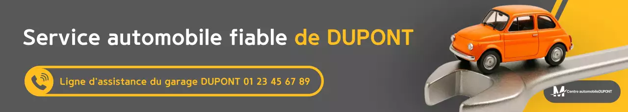 Publicité pour une voiture moderne orange