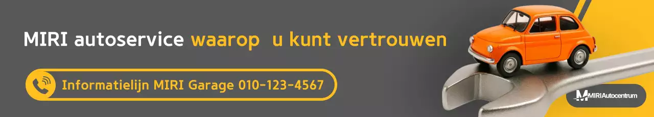 Oranje moderne auto-advertentie