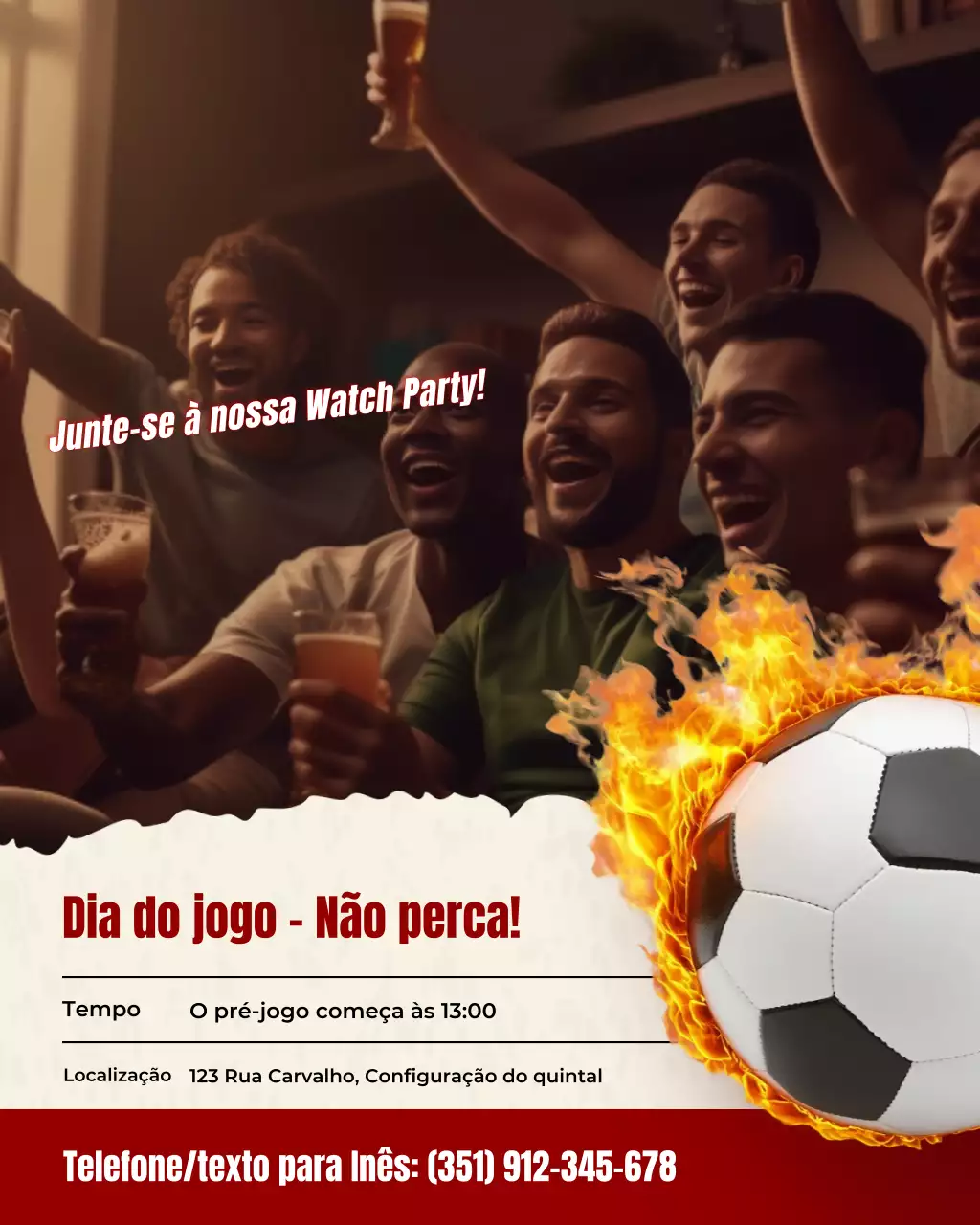 Festa de visualização de jogos ao vivo ousada
