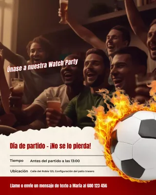 Fiesta de observación de juegos en vivo audaz