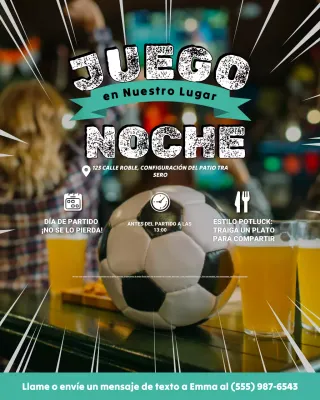 Publicación de Instagram de la invitación al juego Green Bold
